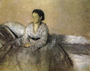 Edgar Degas Mrs. Edgar oil painting